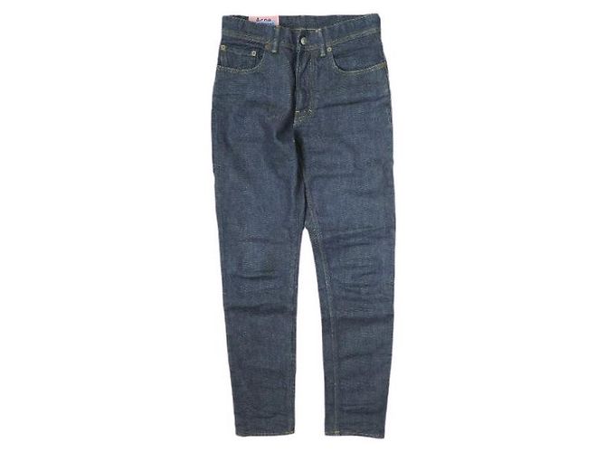 Pantalones de denim indigo Bla Konst Melk de Acne Studios Azul