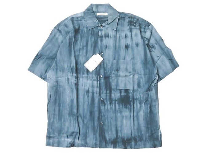Autre Marque JOURNAL STANDARD Baumwoll-Kurzarmhemd Blau