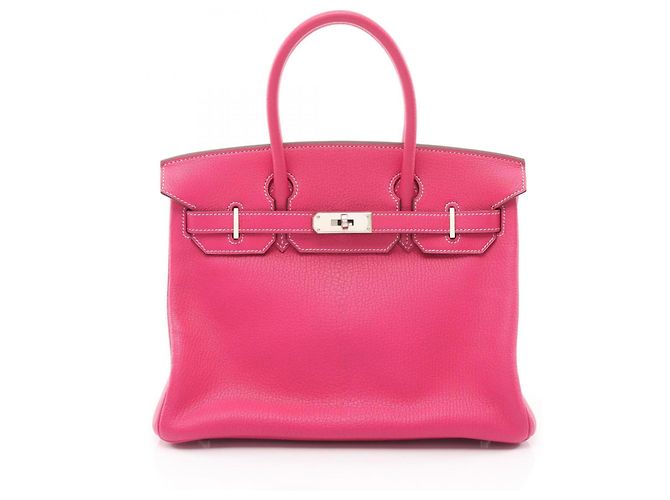Bolsa Hermès Birkin 30 Verso Rosa Roxo Fuschia