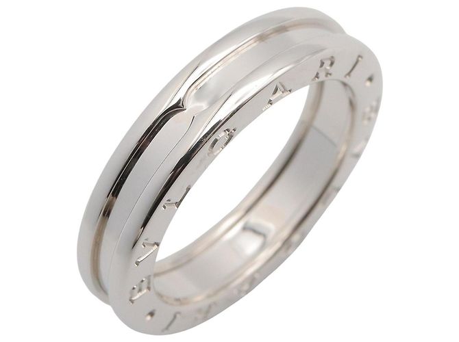 Bulgari Anello B-zero1 in oro bianco 18K di Bvlgari Argento