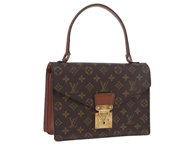 LOUIS VUITTON Monogram Concorde Handtasche M51190 LV Auth BSZ271 Monogramm