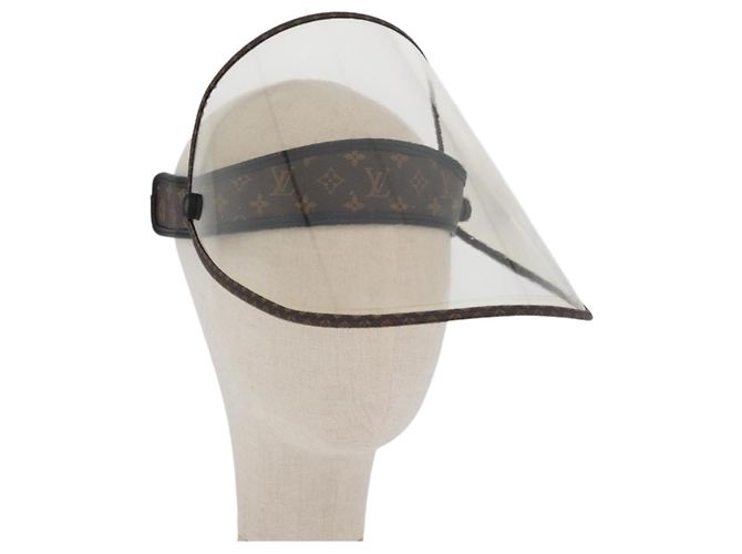 LOUIS VUITTON Monogram Viger LV Shield Sun Visor M76727 LV Auth bs33856