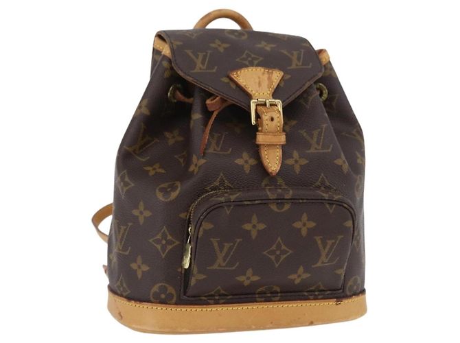 LOUIS VUITTON Monogram Montsouris PM Backpack M51137 LV Auth 173124