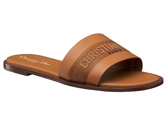 Sandali Dway di Christian Dior Marrone