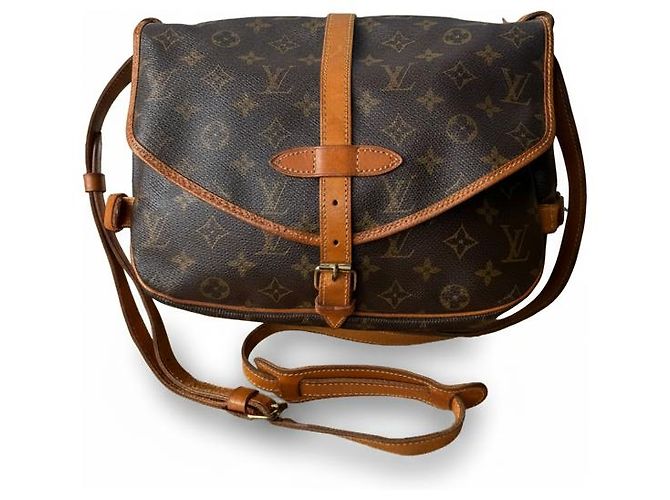 Louis Vuitton Saumur 30 Marron Beige