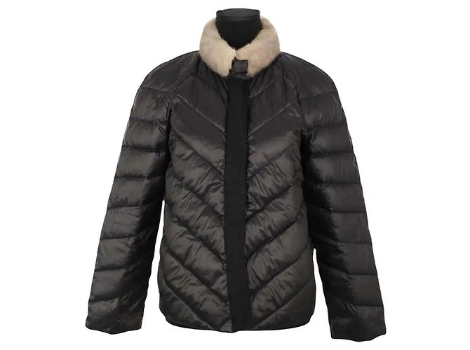 Max & Moi Black down jacket