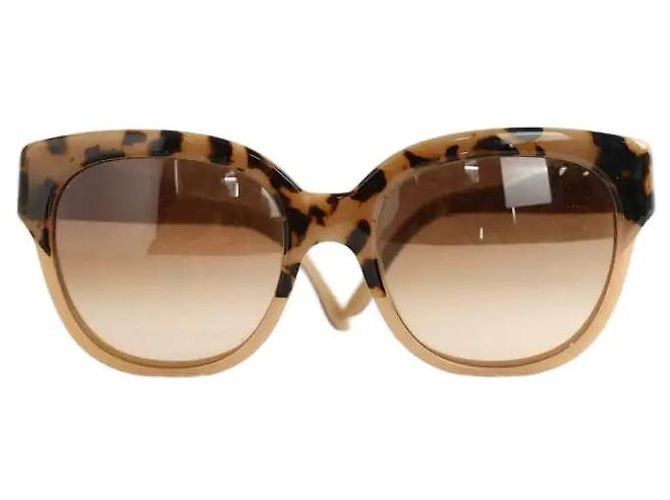 Stella Mc Cartney Óculos de sol marrons oversized Marrom
