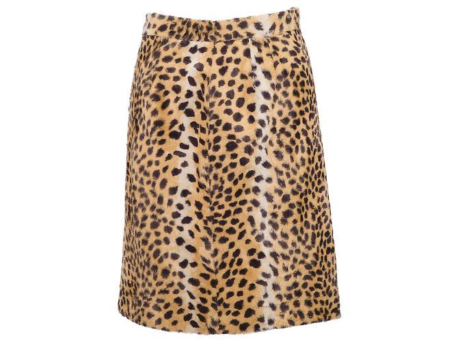 Leopardenmuster Rock von Emanuel Ungaro Beige