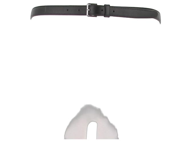 Autre Marque Schwarzer Ledergürtel 