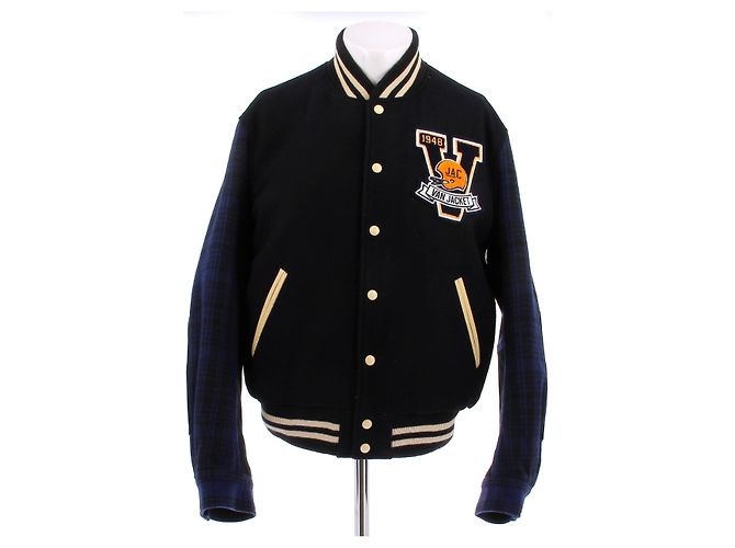 Junya Watanabe Woll-Bomberjacke Schwarz