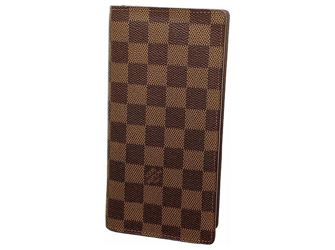 Cartera Larga Brazza Damier Louis Vuitton Damier ebene