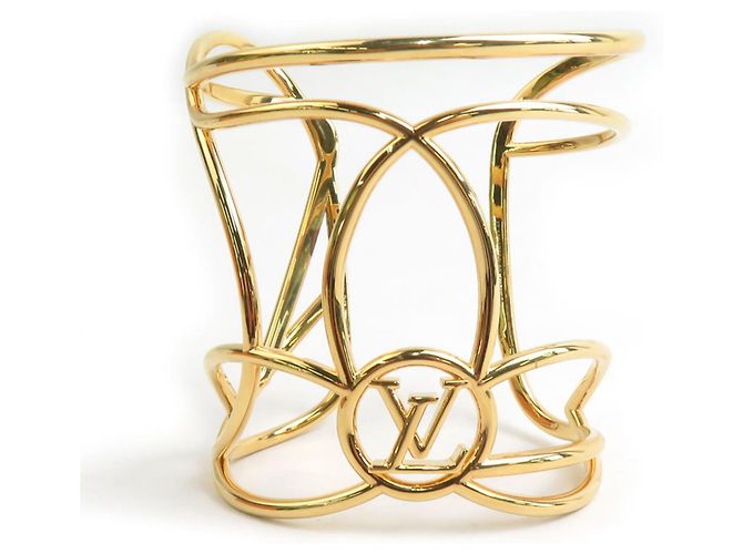 Pulsera de metal dorado Louis Vuitton