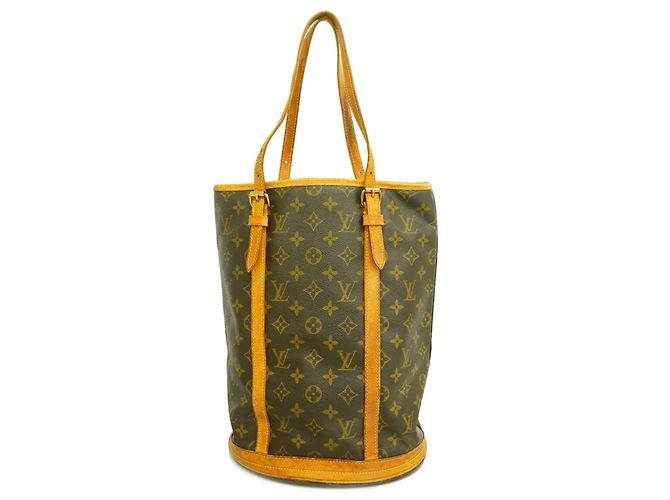 Borsa Tote Bucket GM Monogram Louis Vuitton Marrone