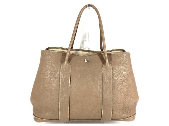 Sac à main Hermès Garden Party 36 PM Beige Taupe