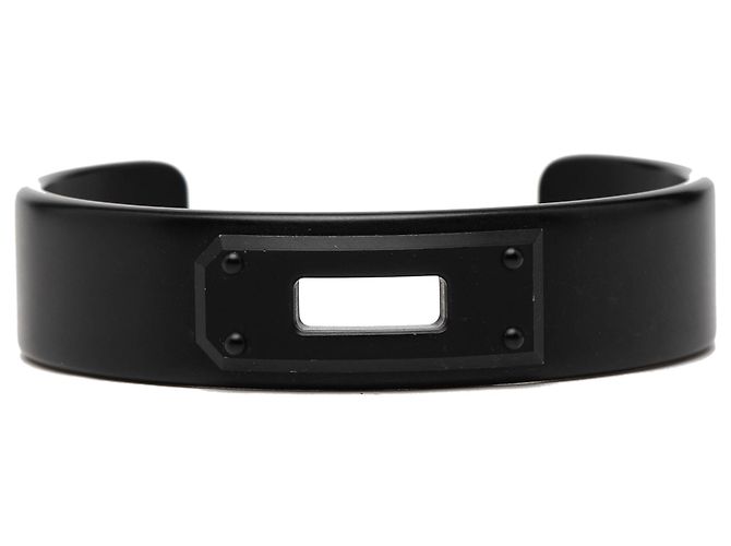 Pulsera Kelly So Black de aluminio negro Hermès T5