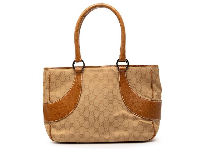 Gucci Beiger GG Canvas Shopper