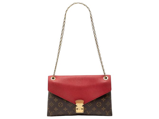 Cadena Pallas Monograma Marrón Louis Vuitton Castaño