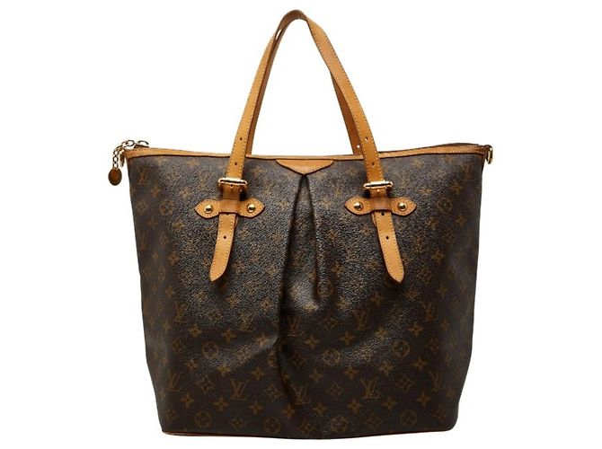 Borsa Louis Vuitton Monogram Palermo GM Marrone