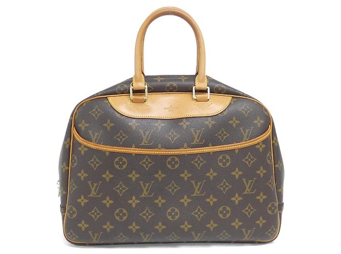 Sac à main Vanity Bowling Monogram Louis Vuitton Marron