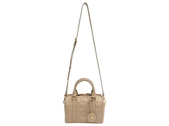 Bolsa de mão Dior Groove 20 em couro de bezerro bege