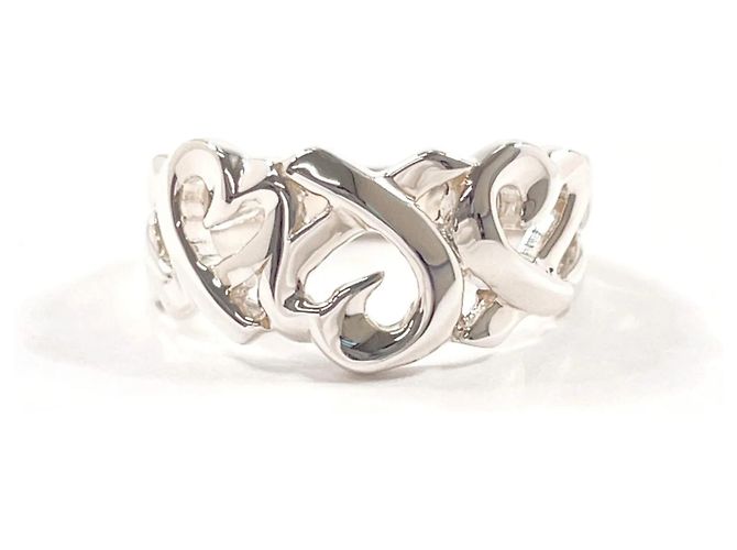 Anello Triplo Cuore Amore Tiffany & Co. in Argento Sterling 925