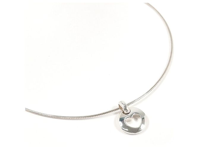 Collana a Cuore Perforato in Argento Sterling Tiffany & Co.