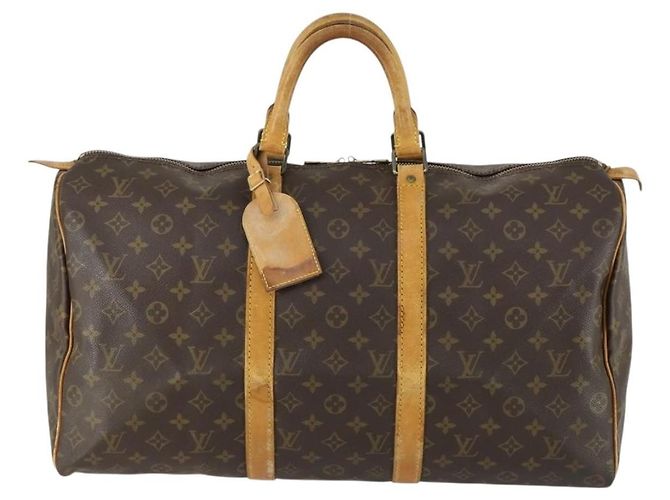 Louis Vuitton Keepall Monogram Canvas 50 Marrom