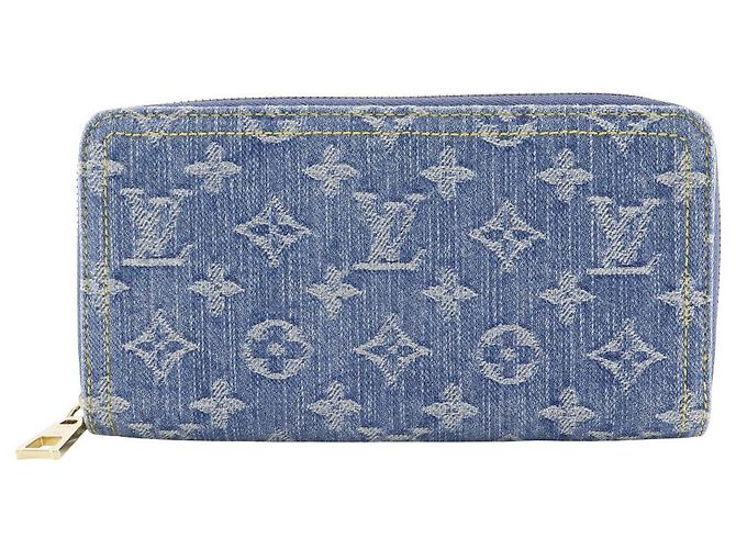 Louis Vuitton Zippy Wallet Monogram Denim Long Wallet
