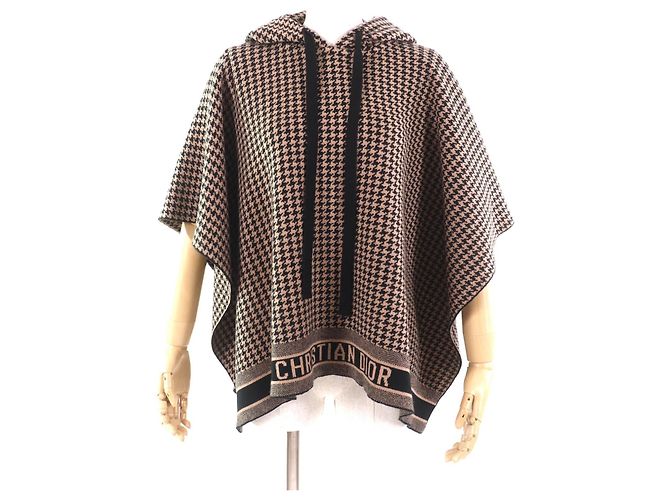 Christian Dior Poncho Cashmere Poncho Bronze