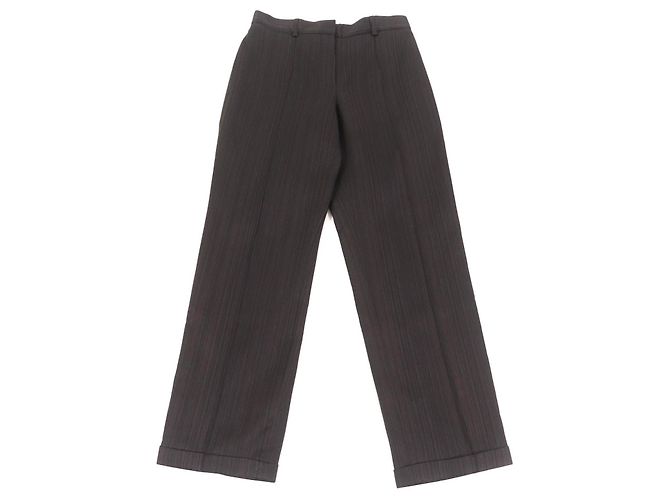 Hermès Pantaloni in lana Hermes Verde Cachi