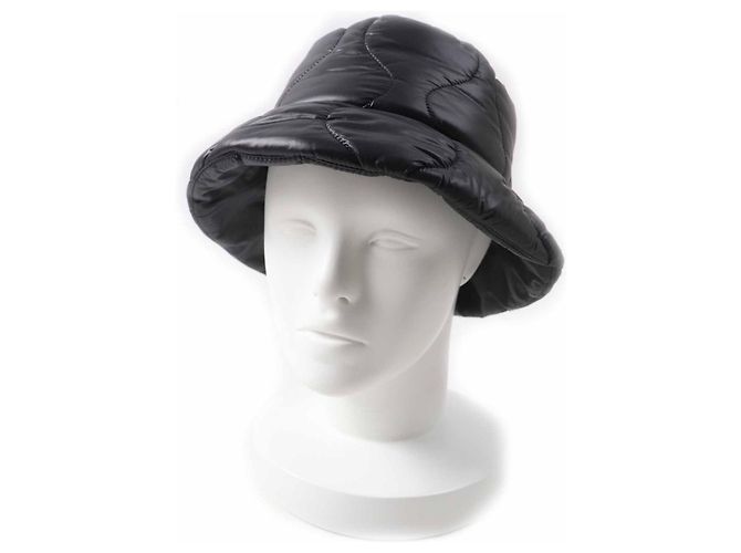 Miu Miu 5HC196 Polyamide Hat Black