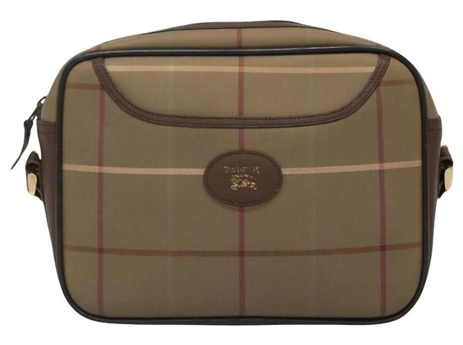 Burberry Nova check Canvas and Leather Beige