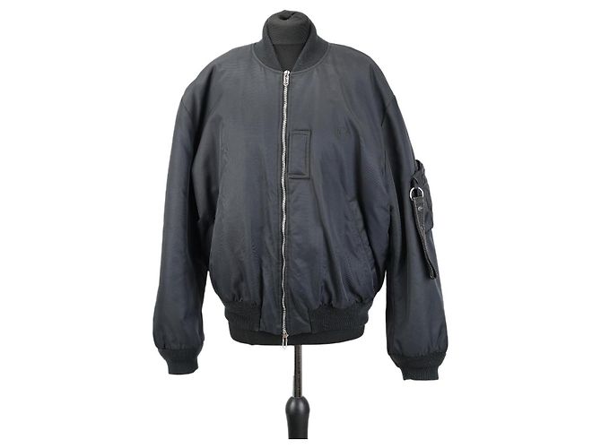 Off White black bomber jacket
