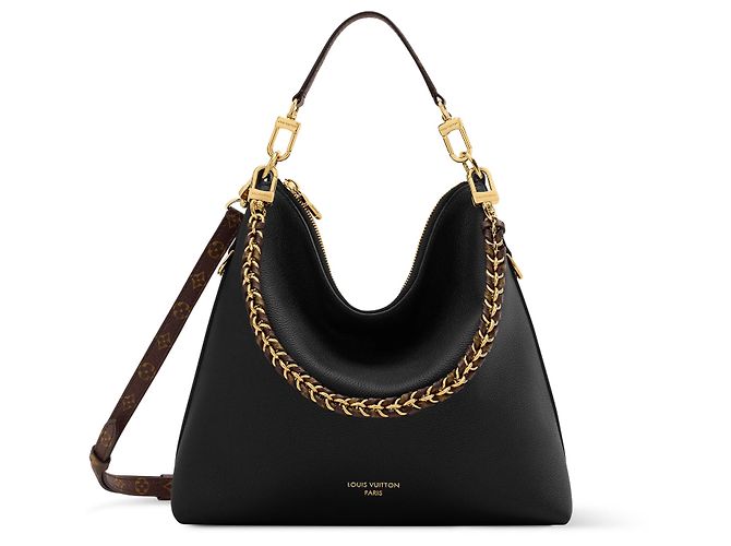 Louis Vuitton Bolsa de couro preto LV Multipass
