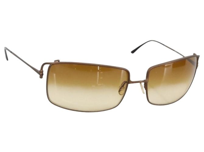 Gafas de sol PRADA metal marrón Auth BA11431 Castaño