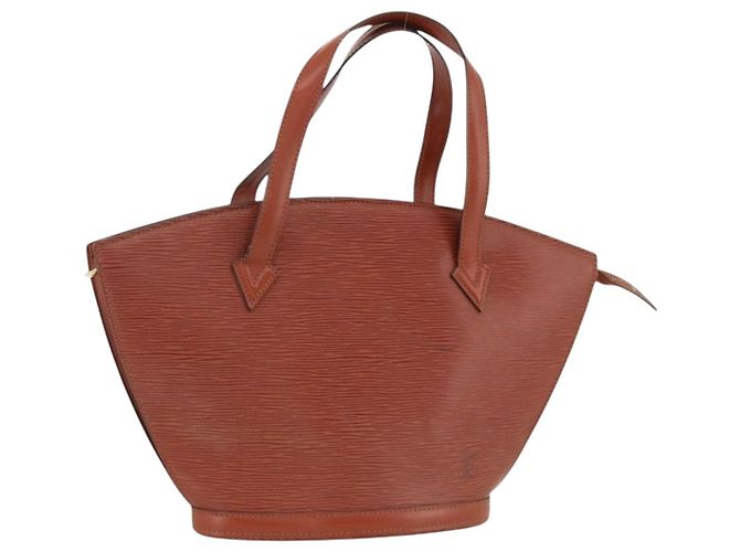 LOUIS VUITTON Sac à main Epi Saint Jacques Marron M52263 LV Auth BA11442