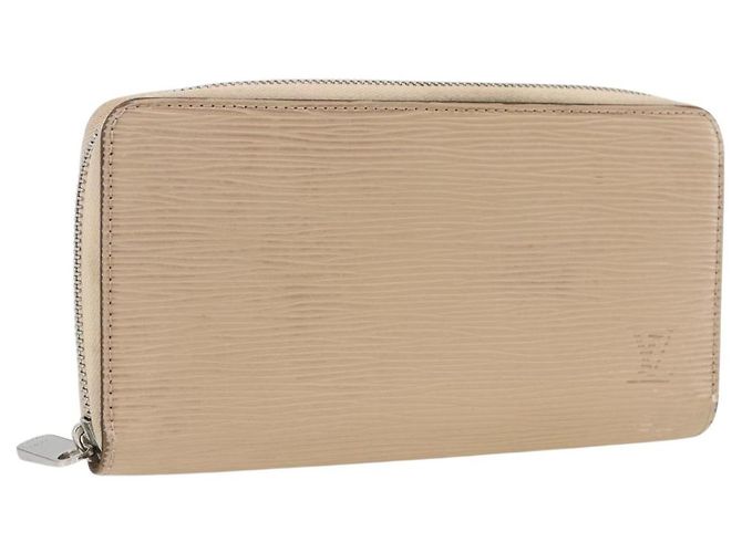 LOUIS VUITTON Epi Zippy Wallet Long Wallet Jeanne Pale LV Auth fm5263