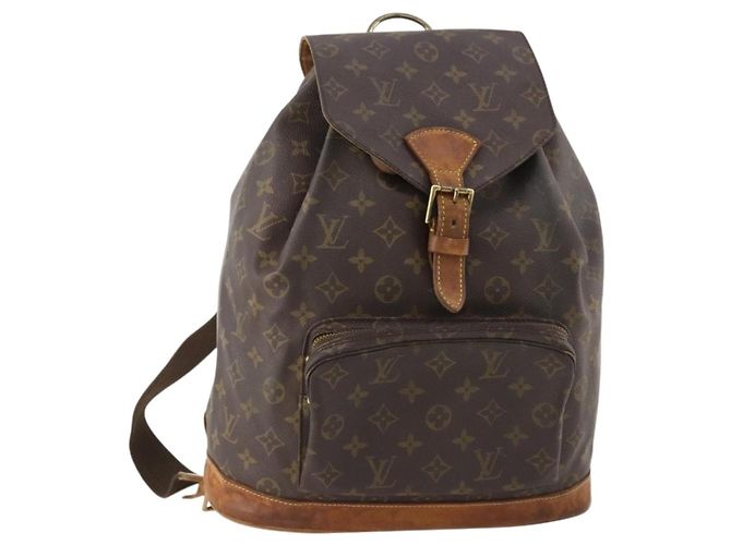 LOUIS VUITTON Mochila Monogram Montsouris GM M51135 LV Auth 173658 Monograma