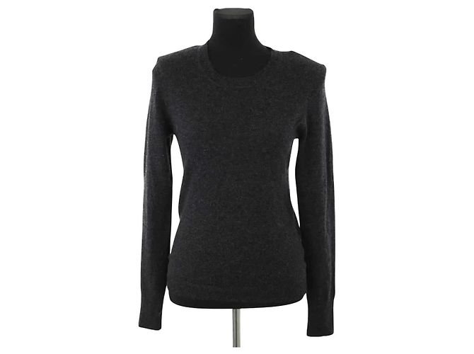Isabel Marant Anthrazit Cashmere Pullover Anthrazitgrau 