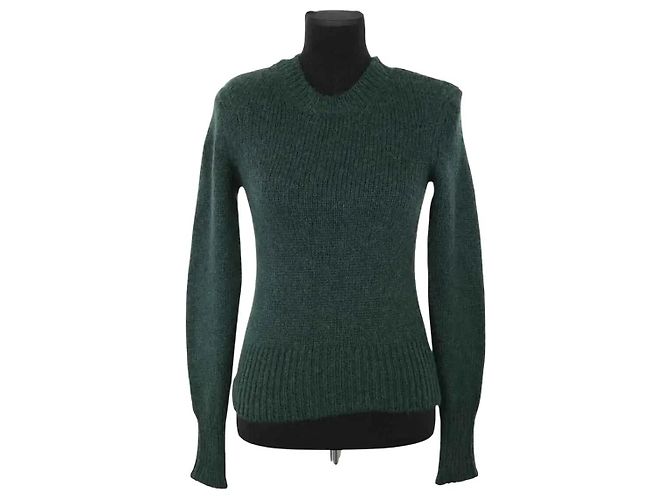 Isabel Marant Khakifarbener Wollpullover 