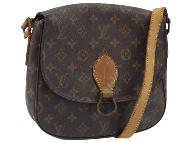 LOUIS VUITTON Bolsa de Ombro Monogram Saint Cloud GM M51242 LV Auth bs33939 Monograma