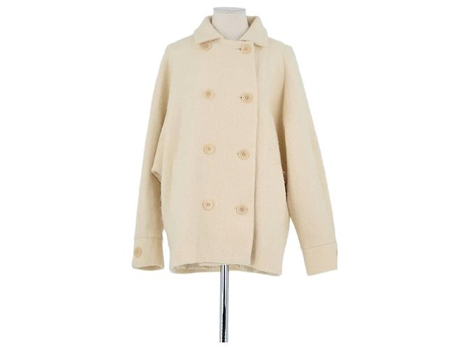 Sessun Beige Wolljacke