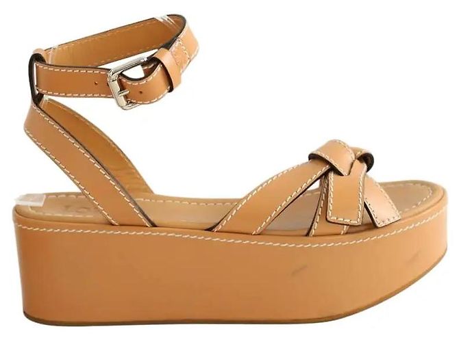 Loewe Kamel-Leder-Sandalen