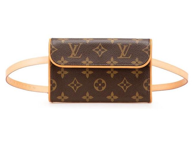 Borsa a Spalla Pochette Florentine Monogram Louis Vuitton Marrone