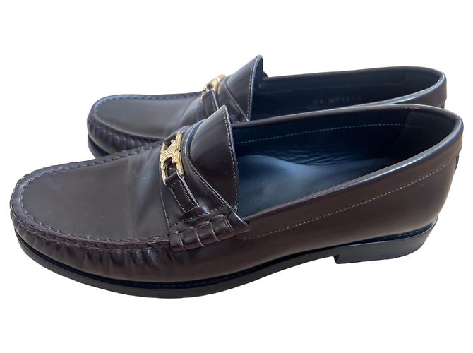 Mocasines Céline Paris en cuero marrón Marrón oscuro
