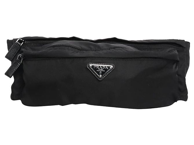 Prada Black 2way crossbody belt bag
