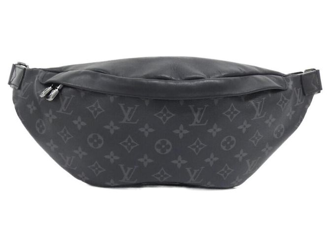 Bumbag Borsa a spalla Discovery Monogram Eclipse Louis Vuitton Nero Sintetico