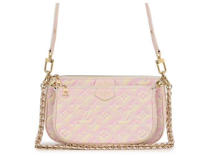 Borsa a Spalla Monogram Empreinte Summer Stardust Multi Pochette Accessori per Donne LOUIS VUITTON Rosa