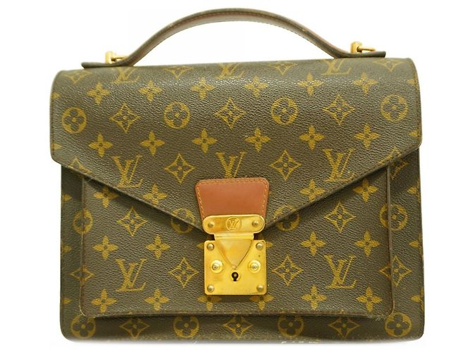 Borsa Monceau 28 Monogramma Louis Vuitton Marrone