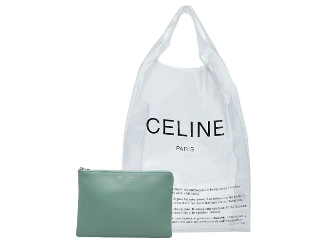 Céline Grüne Clutch von Celine